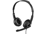 Auriculares con cable - Hama Essential HS 300 Binaurale Diadema Gris auricular con micrófono