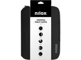 Funda tablet - Nilox Sleeve NXFS002,  Tablet de hasta 11”, Cremallera, Neopreno, Negro