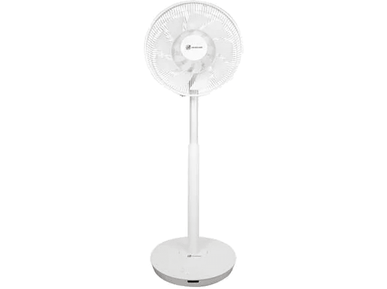 Ventilador de pie - Haverland Hype-K, 25 W, 12 velocidades, Hasta 34m², Motor Silencioso, Blanco
