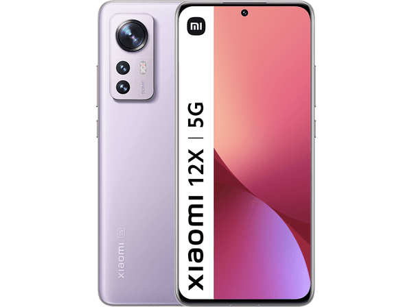 Móvil - Xiaomi 12X, Púrpura, 256 GB, 8 GB RAM, 6.28" Full HD+, Snapdragon® 870, 4500 mAh, Android