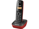 Teléfono - Panasonic KX-TG 1611 SPR Rojo con identificador de llamadas