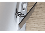 Soporte TV - Hama Full Motion Ultraslim 00118064, Inclinable, De 37 a 75, 2 brazos, VESA 600 x 400 mm, Negro