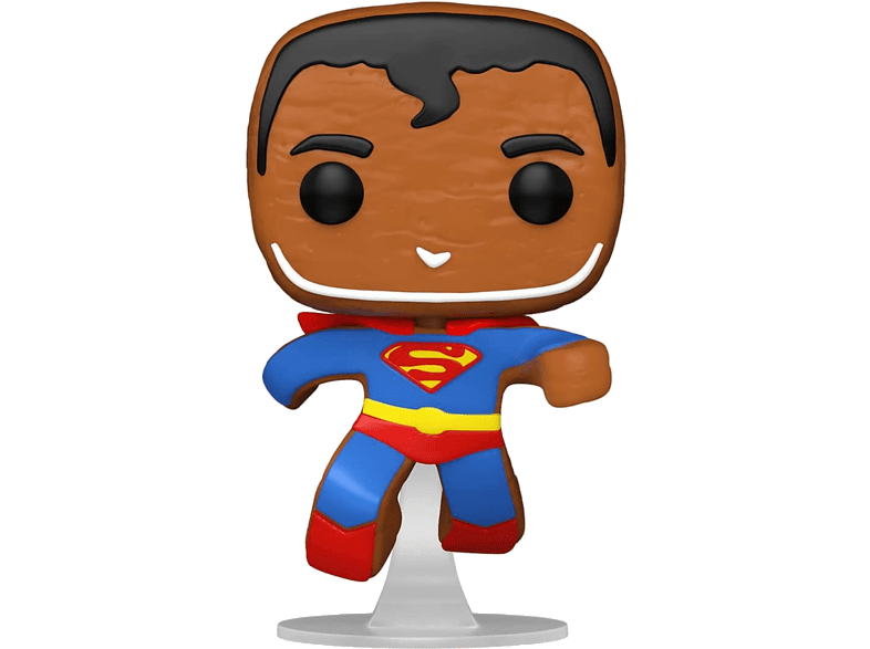 Figura - Funko Pop! DC Holiday Superman, 9 cm, Plástico, Multicolor
