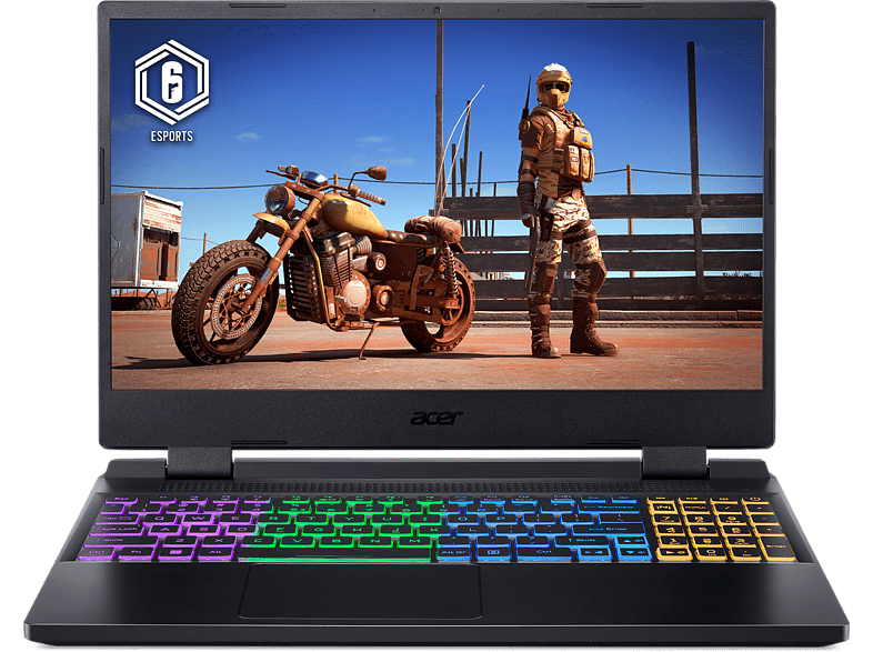 Portátil gaming - Acer Nitro AN515-58,15.6 Full HD, Intel® Core™ i5-12500H, 16GB RAM, 1TB SSD, GeForce® RTX™ 3060, Windows 11 Home