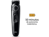 Barbero - Braun  Series 3 BT3410, Recortadora De Barba, Dial de precisión, 40 ajustes de longitud