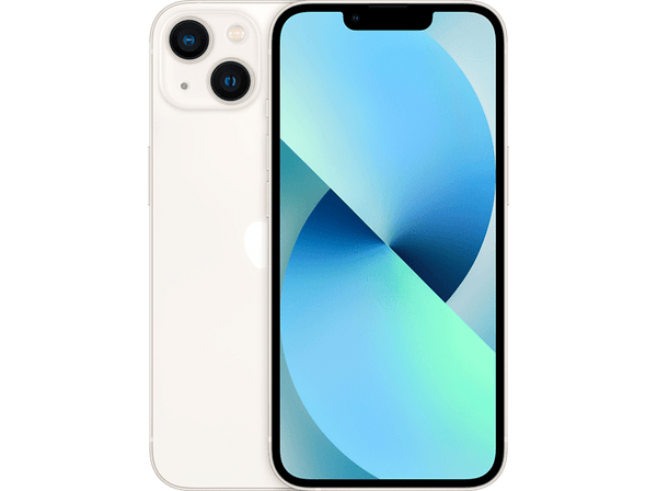Apple iPhone 13, Blanco estrella, 256 GB, 5G, 6.1" OLED Super Retina XDR, Chip A15 Bionic, iOS