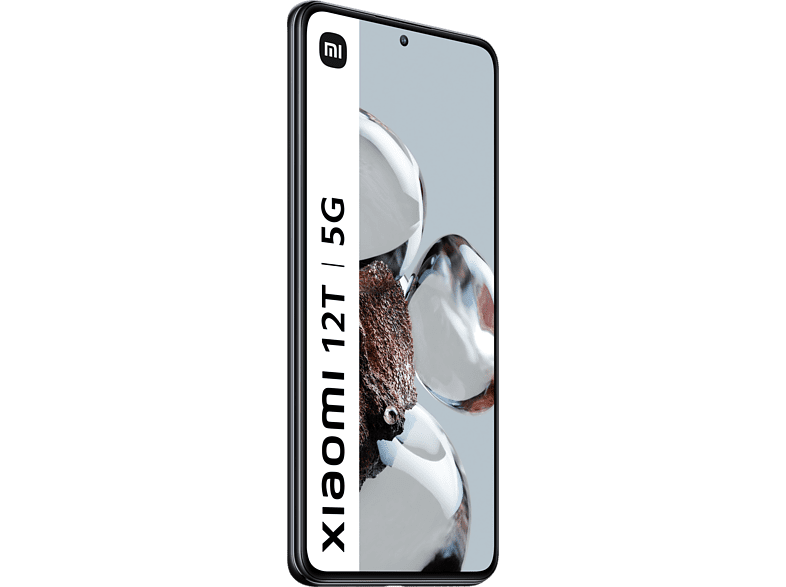 Móvil - Xiaomi 12T, Cosmic Black, 256 GB, 8 GB, 6.67 QHD, MediaTek Dimensity 8100 Ultra 5G, 5000 mAh, Android