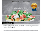 Frigorífico combi -  Samsung SMART AI RB38C776CS9/EF, All-Around Cooling, 200 cm, 390L, No Frost, Metal Cooling, WiFi, Inox