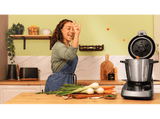 Robot de cocina - Cecotec Mambo Touch, 1600W, 3.3 l, 37 Funciones, SoftScreen TFT 5”, Negro