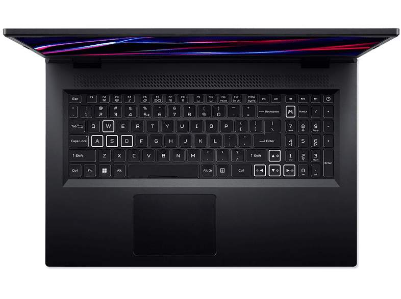 Portátil gaming - Acer AN517-55-75RS, 17.3 Full HD, Intel® Core™ i7-12700H, 16GB RAM, 512GB SSD, GeForce RTX™ 3060, Sin sistema operativo