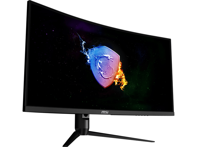 Monitor gaming - MSI Optix MAG342CQR, 34  UWQHD, curva 1500R, 1 ms, 144 Hz, 2 x HDMI, Negro