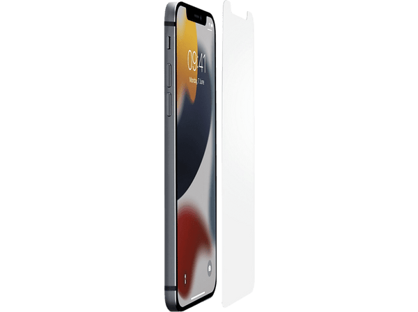 Protector pantalla - Cellular Line TEMPGLASSIPH13, Para Apple iPhone 13 y iPhone 13 Pro, Vidrio templado