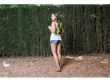 Mochila - Qualimax Para Patinete/ Moto, Capacidad 7 litros, Indicadores luminosos, Control remoto, Verde