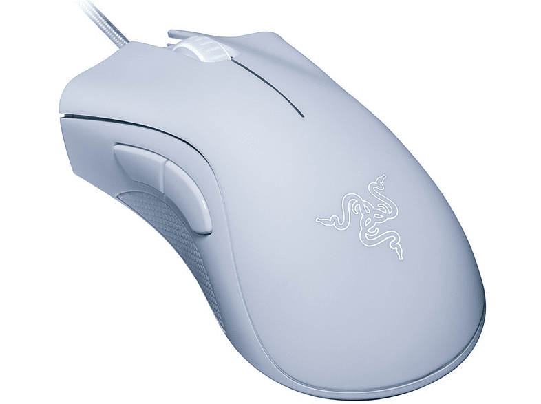 Ratón gaming - Razer DeathAdder Essential, Por cable, 6400 ppp, 30 G, USB, 1000 Hz, Hyperesponse, Blanco