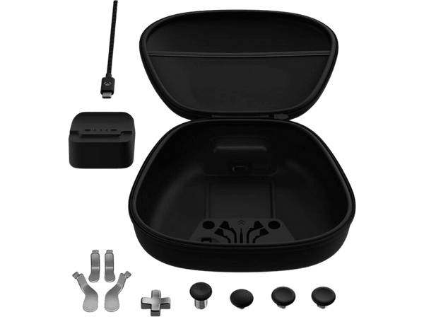 Kit accesorios - Microsoft Elite Series 2, Para controlador inalámbrico Xbox, Negro/Plata