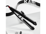 Plancha de pelo - Rowenta por Karl Lagerfeld CF451L Multistyler Fashion Stylist, 3 en 1, Hasta 200 ºC, Tecnología iónica,  Negro y rojo