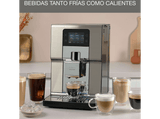 Cafetera superautomática - Krups Intuition Experience + EA877D10, 1550 W, 15 bar, 3 L, 8 perfiles, 3 temp., 2 tazas,  Pantalla táctil, OLED, Metal