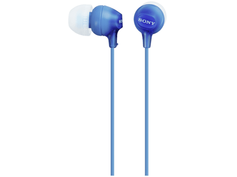 Auriculares botón - Sony MDR-EX15LPB, Azul, botón, iman de neodimio