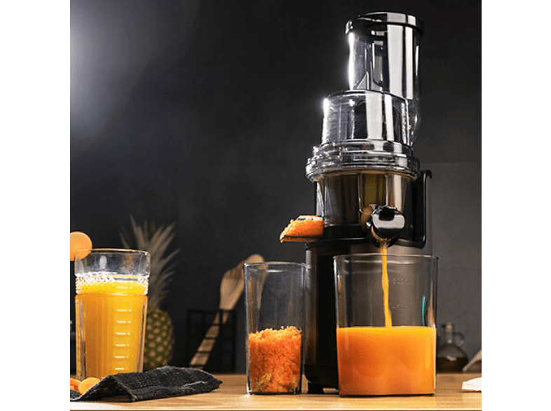Licuadora - Cecotec Juice&Live 2500 EasyClean, 200 W, 70 rpm, Filtro EasyClean, Negro
