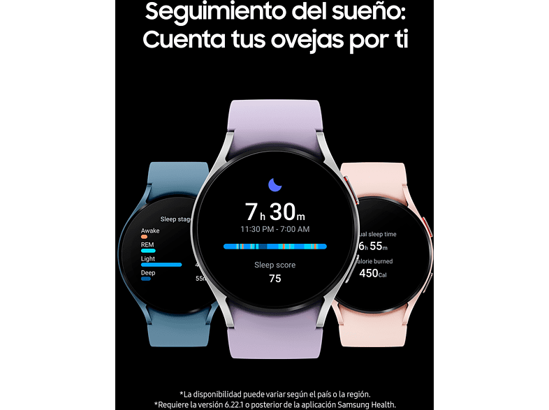 Smartwatch - Samsung Galaxy Watch5 LTE 44mm, 1.4, Exynos W920, 410 mAh, Azul