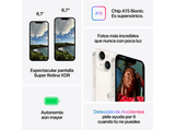 Apple iPhone 14 Plus, Púpura, 256GB, 5G, 6.7  Pantalla Super Retina XDR, Chip A15 Bionic, iOS