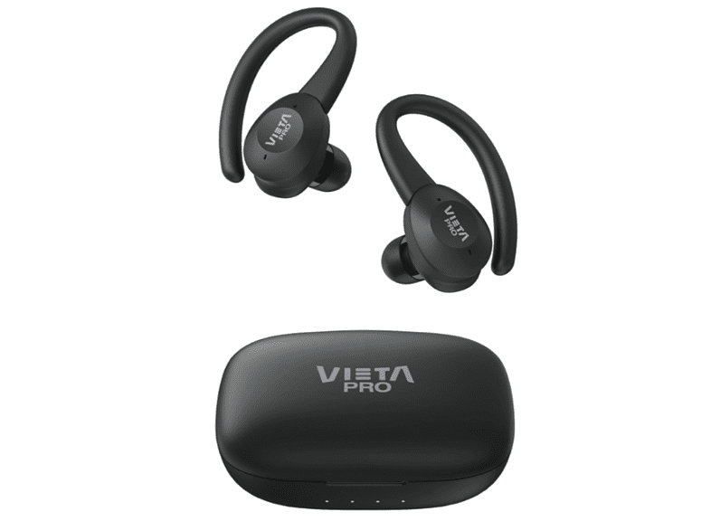Auriculares inalámbricos - Vieta VHP-TW49BK, True Wireless, Bluetooth 5.0, Negro + Estuche de carga