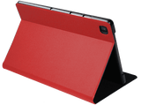 Funda tablet - Silver Sanz Silver HT BookCase Wave, Para Samsung TAB A 2019 de 10.1”, Función transporte, Rojo