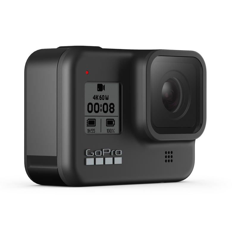 Cámara deportiva - GoPro HERO8 Black, Vídeo 4K60, 12 MP HDR, Slo-Mo 8x, Sumergible 10m, HyperSmooth 2.0, Negro