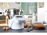 Robot de cocina - Moulinex Companion XL + 2 AC HF9081PT, 1550 W, 4,5 l, 16000 rpm, Bluetooth, Blanco